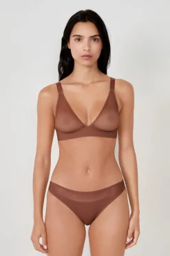 Clearance ETAM Braguita de malla MARRÓN