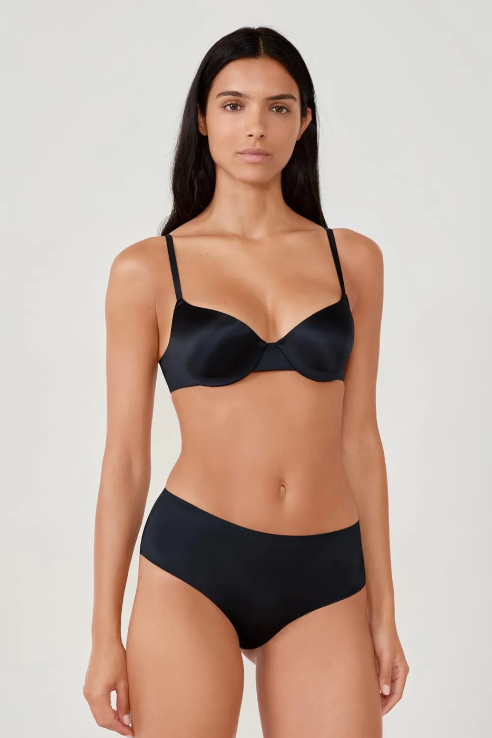 Clearance ETAM Braguita de microfibra NEGRO