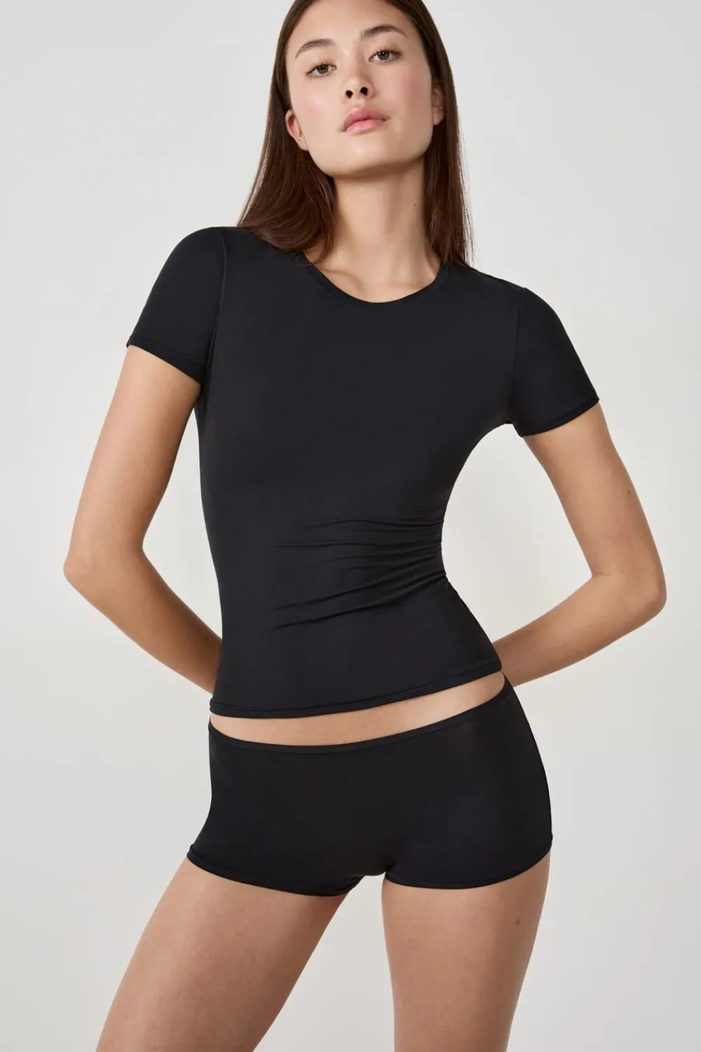 Outlet ETAM Braguita de microfibra NEGRO