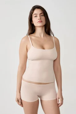 Online ETAM Braguita de microfibra BEIGE