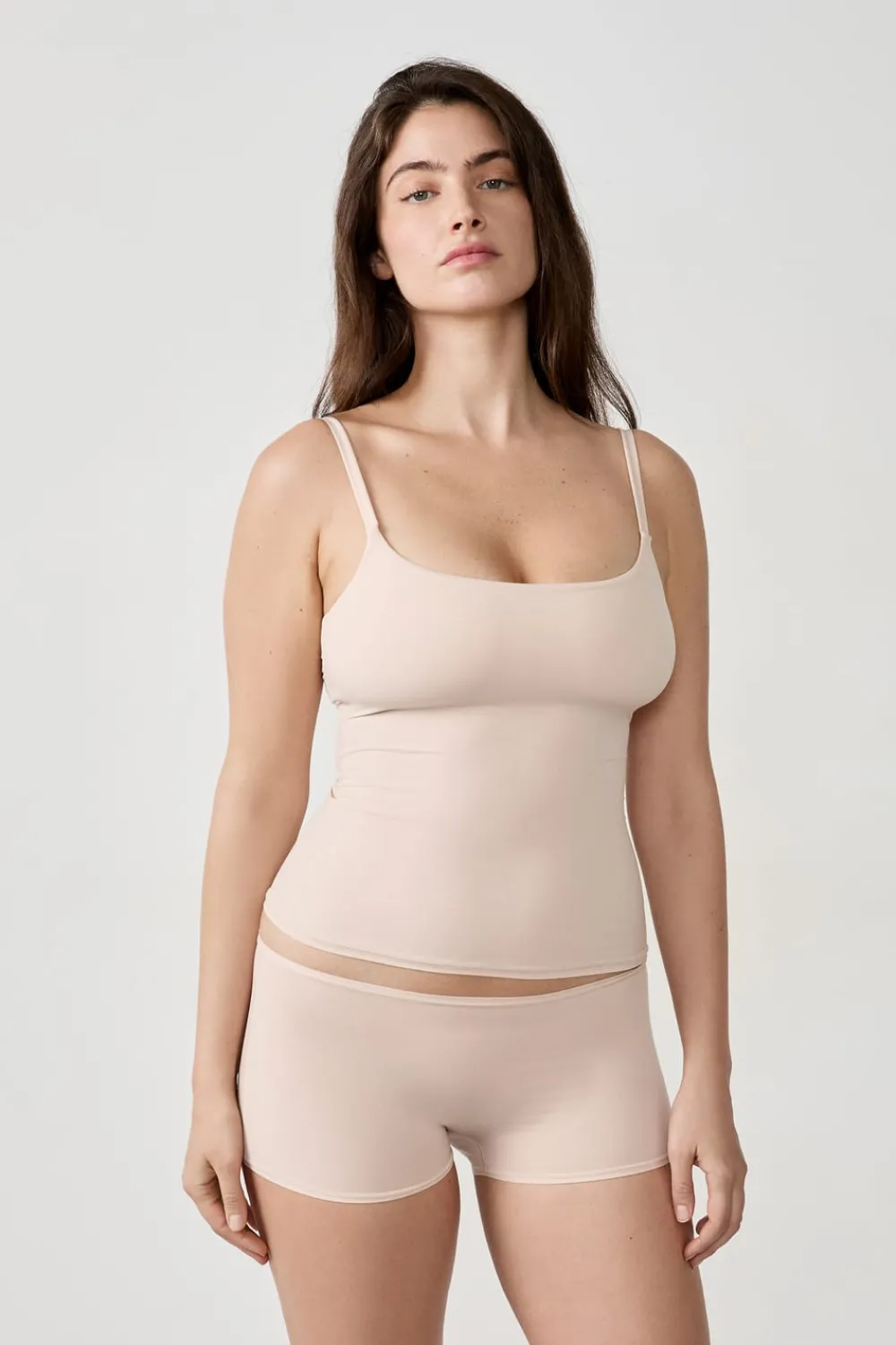 Online ETAM Braguita de microfibra BEIGE