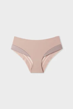 Outlet ETAM Braguita de microfibra satinada TAUPE