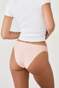 Hot ETAM Braguita de microfibra y encaje ROSA