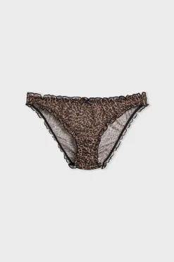 Online ETAM Braguita de tul MARRÓN ESTAMPADO