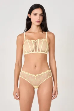 Online ETAM Braguita hipster con detalles bordados VAINILLA