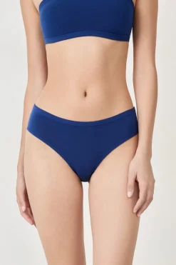 Sale ETAM Braguita hipster de algodón orgánico elástico MARINO
