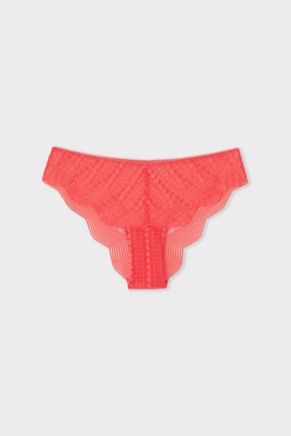 Hot ETAM Braguita hipster de encaje CORAL
