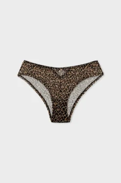 Best ETAM Braguita hipster de tul leopardo NEGRO