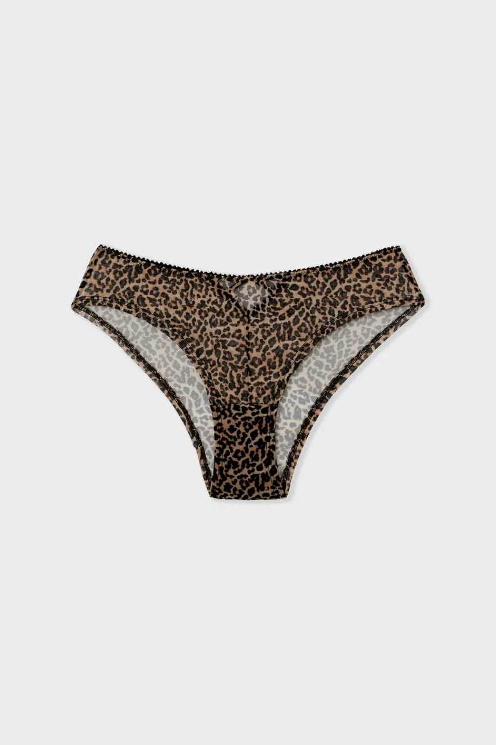 Best ETAM Braguita hipster de tul leopardo NEGRO