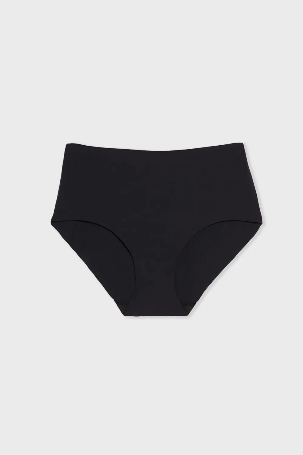 Hot ETAM Braguita midi de microfibra NEGRO