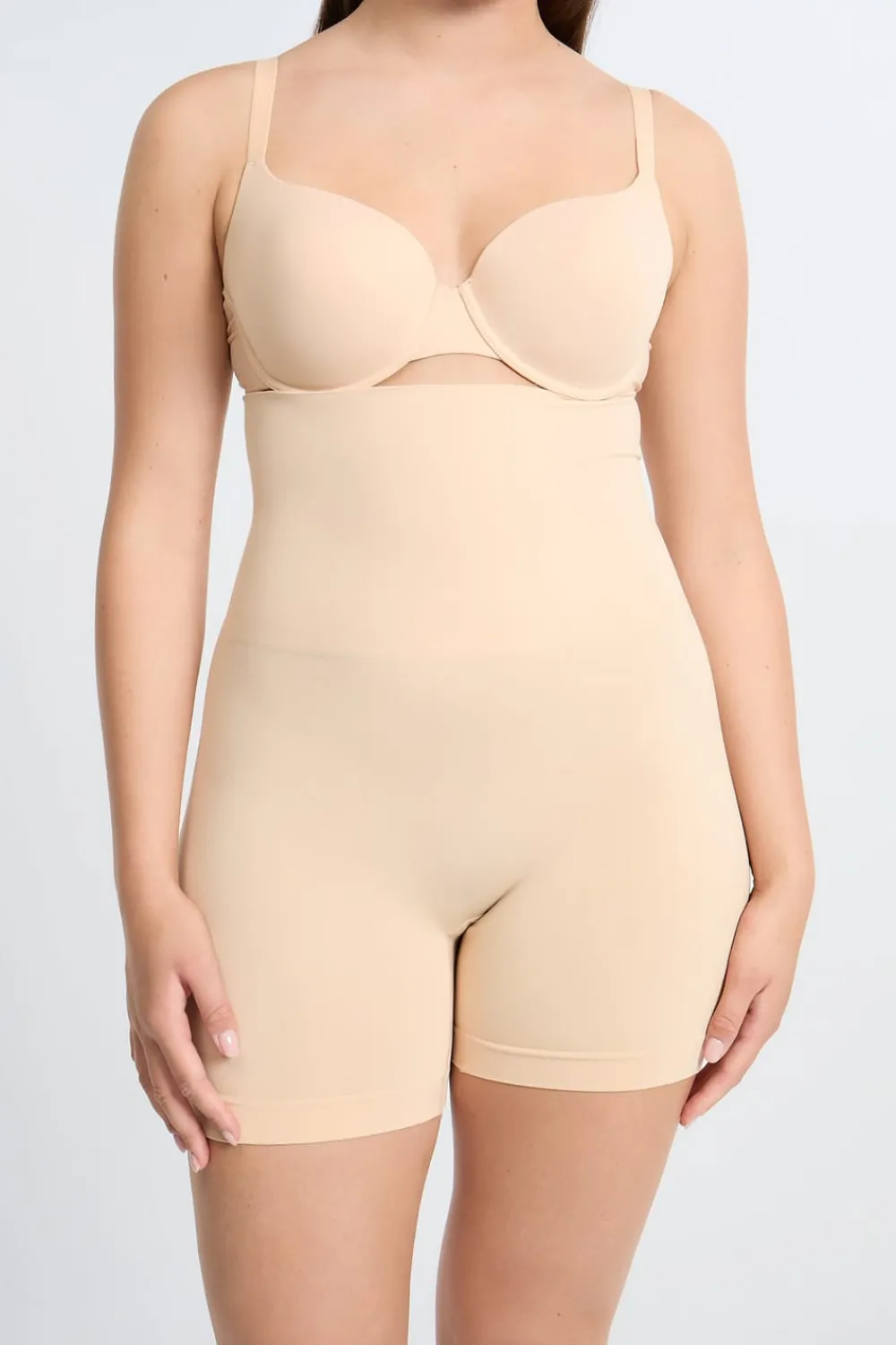 Discount ETAM Braguita moldeadora de cintura alta - Sujeción media C.BEIGE