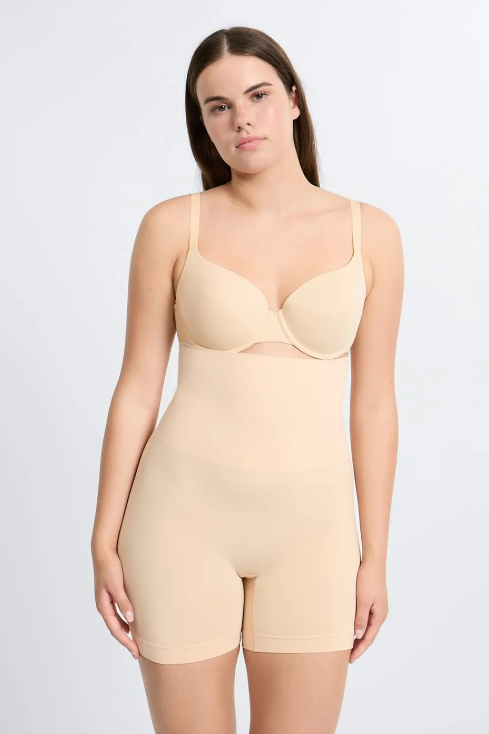 Discount ETAM Braguita moldeadora de cintura alta - Sujeción media C.BEIGE