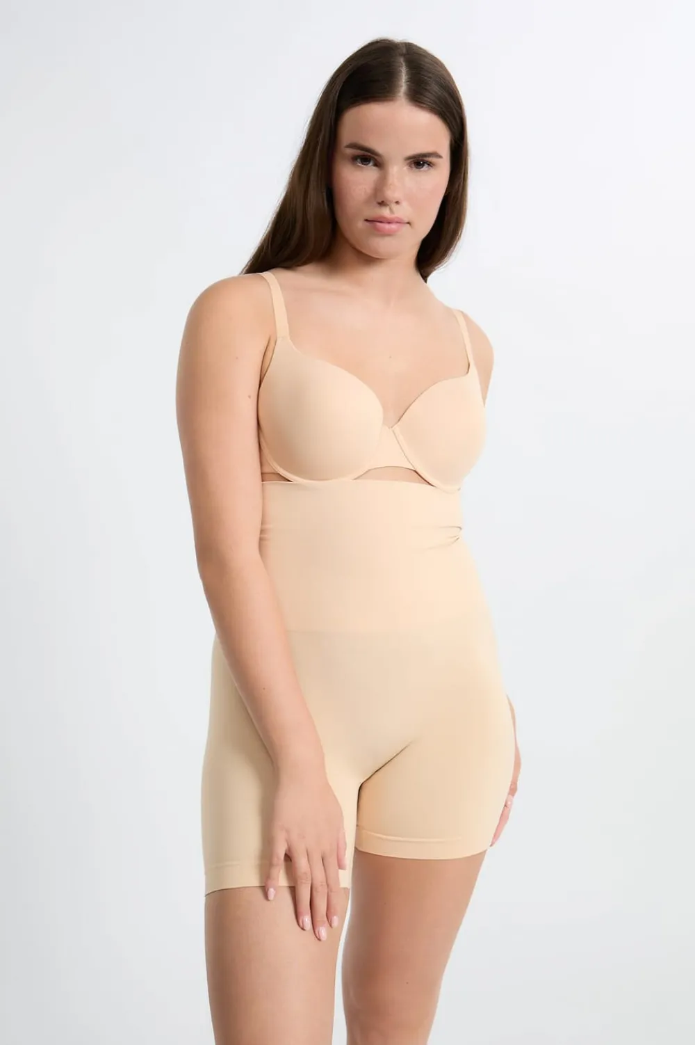 Discount ETAM Braguita moldeadora de cintura alta - Sujeción media C.BEIGE