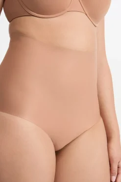 Online ETAM Braguita moldeadora de cintura alta - Sujeción fuerte ROSA NUDE
