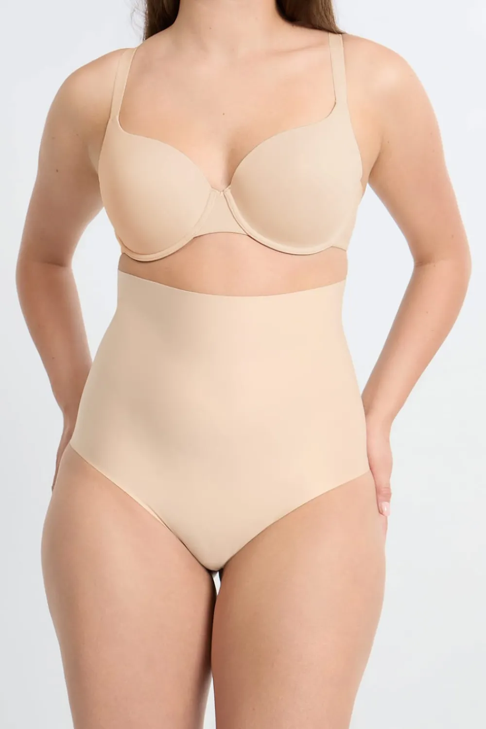 Discount ETAM Braguita moldeadora de cintura alta - Sujeción fuerte C.BEIGE