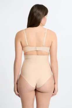Discount ETAM Braguita moldeadora de cintura alta - Sujeción fuerte C.BEIGE