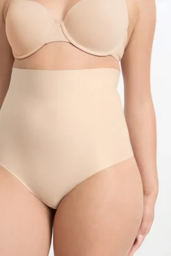 Discount ETAM Braguita moldeadora de cintura alta - Sujeción fuerte C.BEIGE
