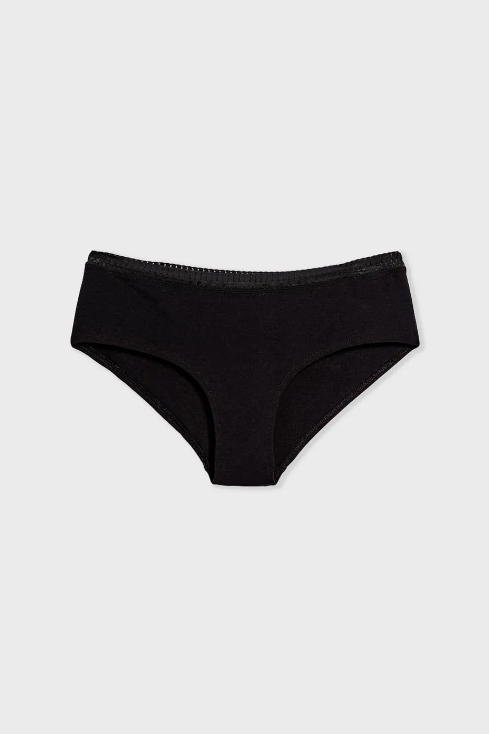 Discount ETAM Braguitas culotte de algodón NEGRO