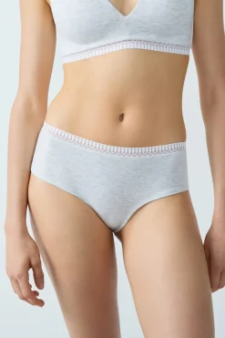 Hot ETAM Braguitas culotte de algodón C.GRIS CLARO