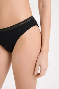 Hot ETAM Braguitas de algodón NEGRO