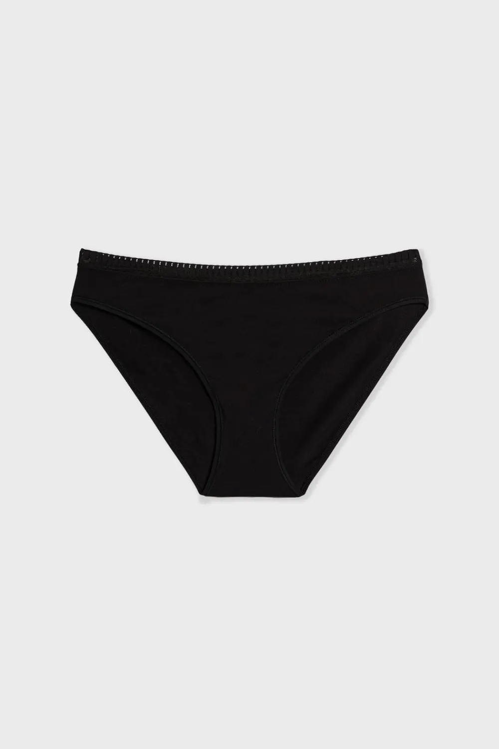 Hot ETAM Braguitas de algodón NEGRO