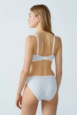 Discount ETAM Braguitas de algodón C.GRIS CLARO