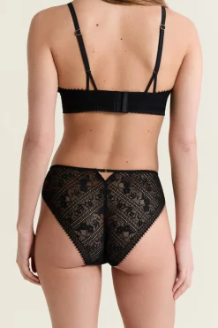 Hot ETAM Braguitas de encaje NEGRO