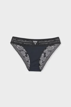 Hot ETAM Braguitas de encaje NEGRO