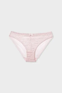 Clearance ETAM Braguitas de encaje ROSA CLARO