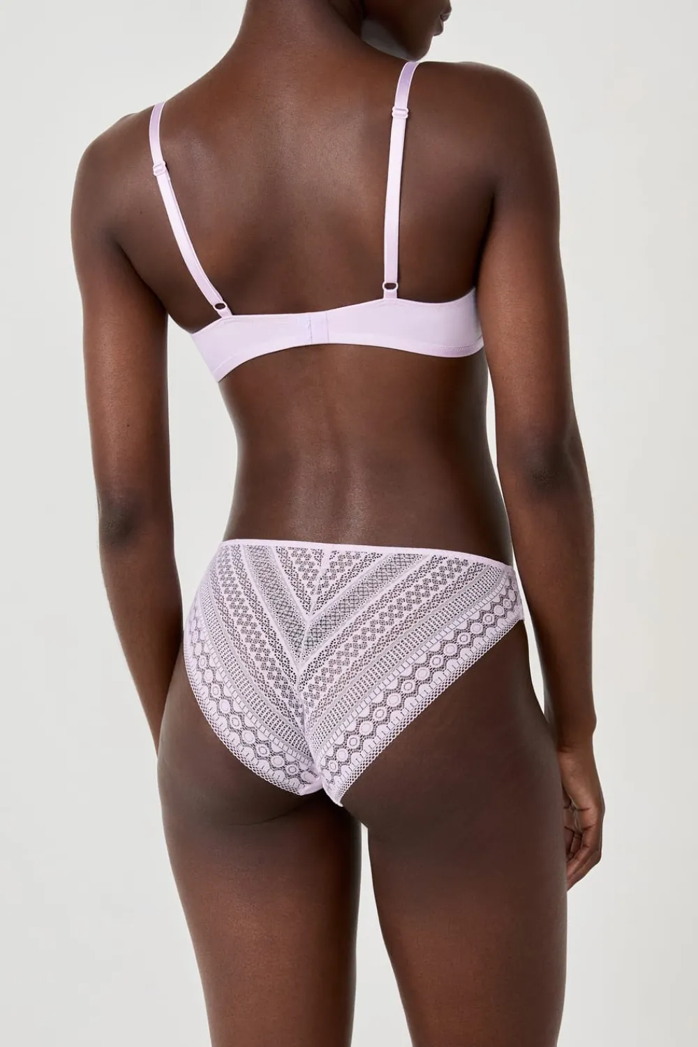 New ETAM Braguitas de encaje LILA