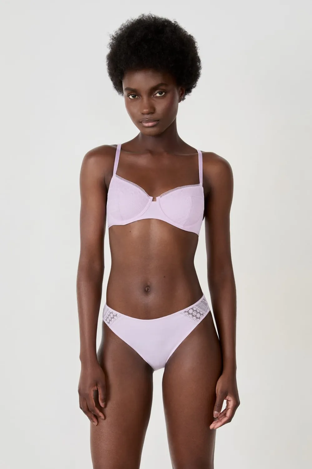 New ETAM Braguitas de encaje LILA