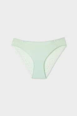 Discount ETAM Braguitas de encaje VERDE PÁLIDO