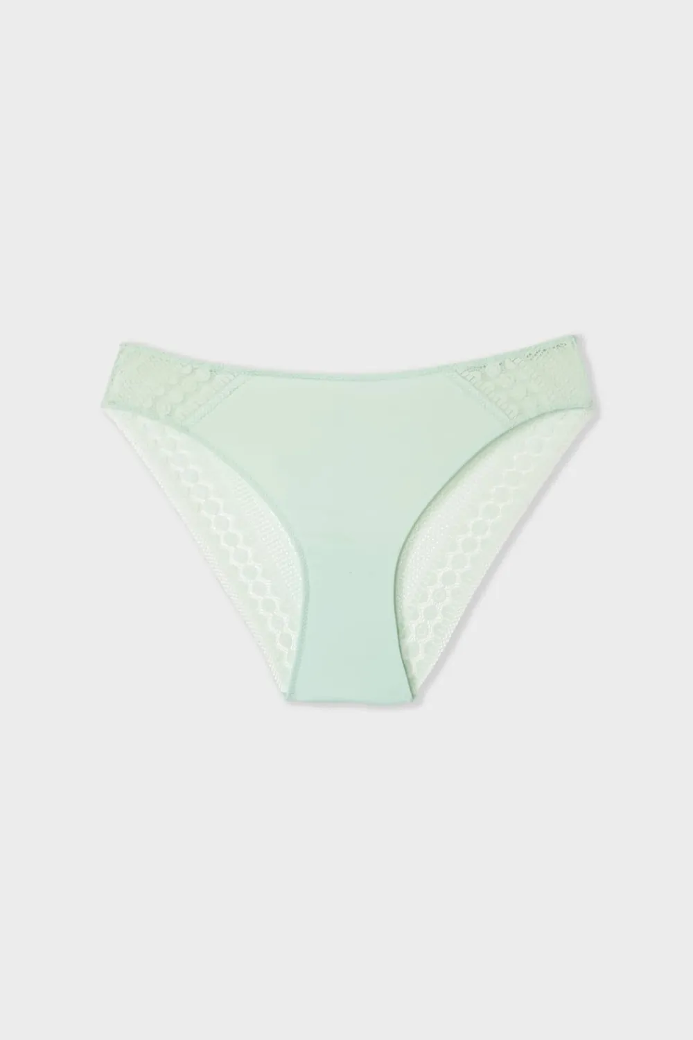 Discount ETAM Braguitas de encaje VERDE PÁLIDO