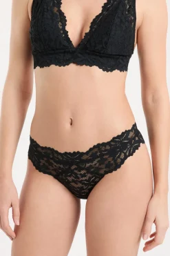 Hot ETAM Braguitas de encaje NEGRO