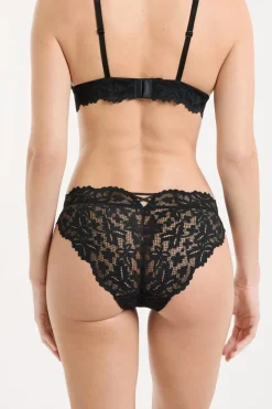 Hot ETAM Braguitas de encaje NEGRO