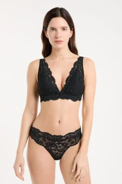 Hot ETAM Braguitas de encaje NEGRO