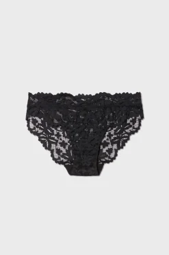 Hot ETAM Braguitas de encaje NEGRO