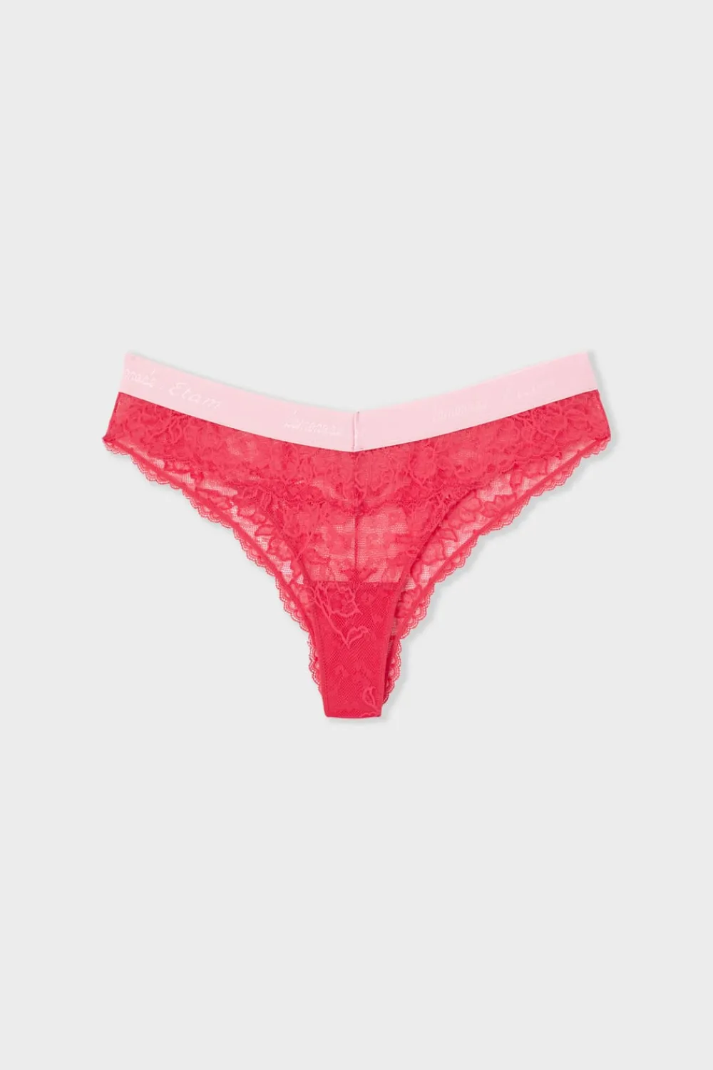 Sale ETAM Braguitas de encaje x Lemonade Dolls FUSHIA