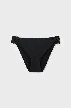 New ETAM Braguitas de microfibra y encaje NEGRO
