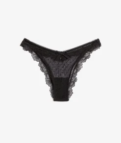 Sale ETAM Braguitas de tul y encaje NEGRO