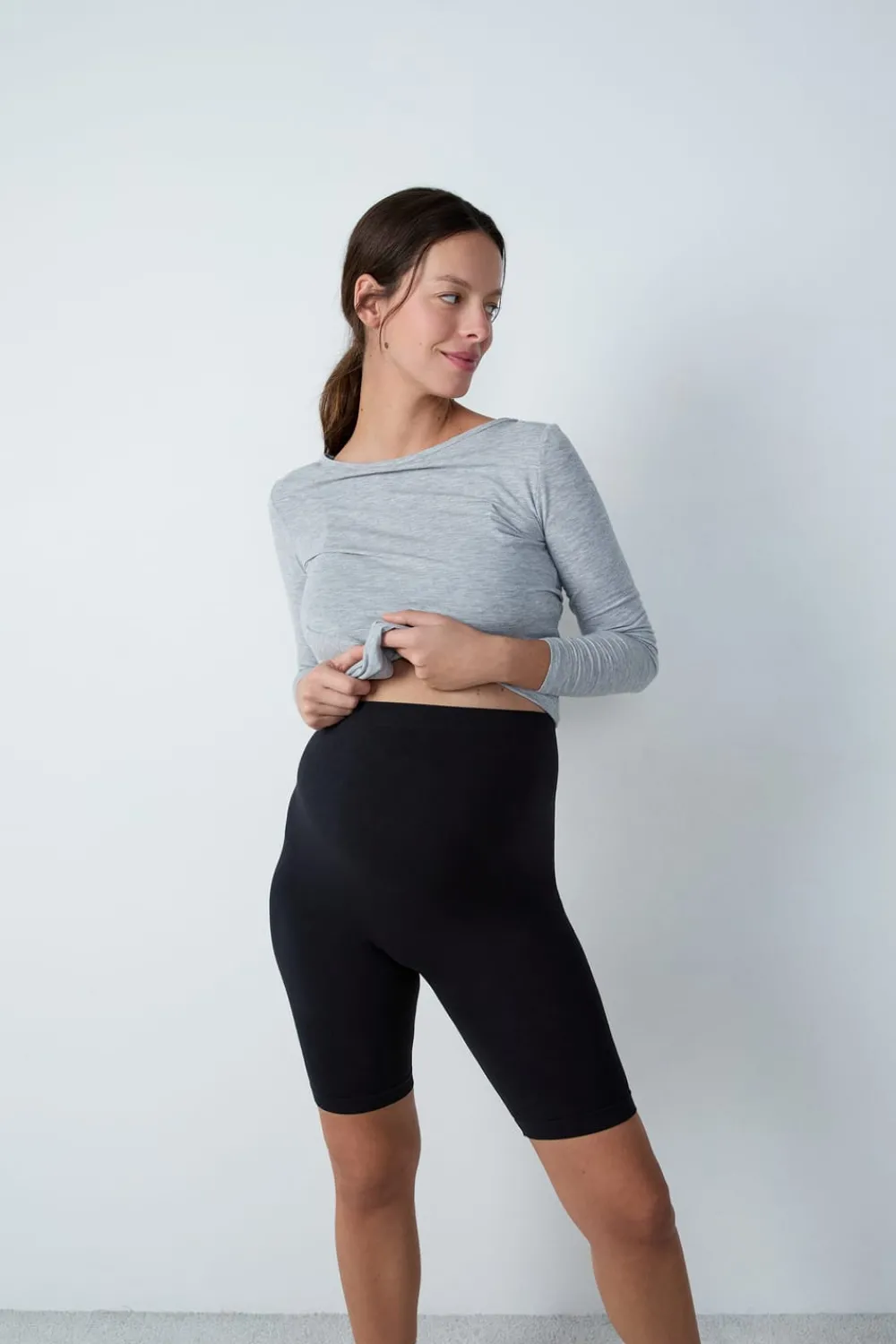 Clearance ETAM Braguitas maternidad corte ciclista NEGRO