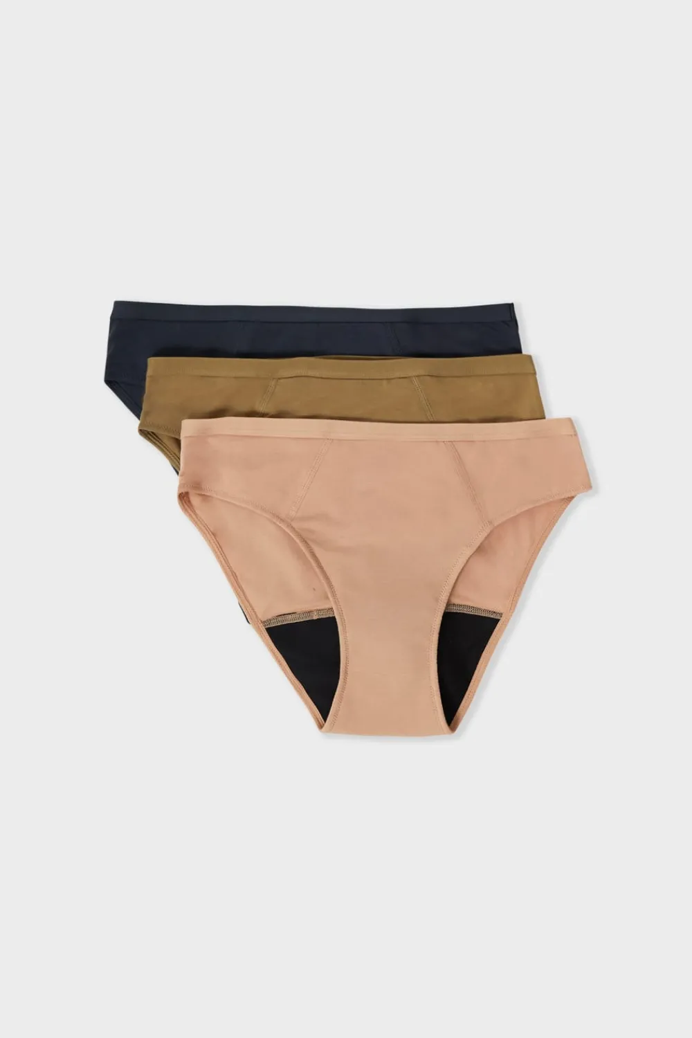 ETAM Braguitas menstruales - Flujo abundante MULTICOLOR