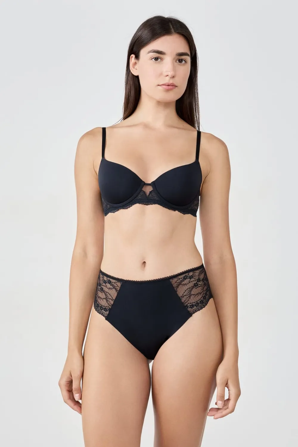 Online ETAM Braguitas Midi NEGRO