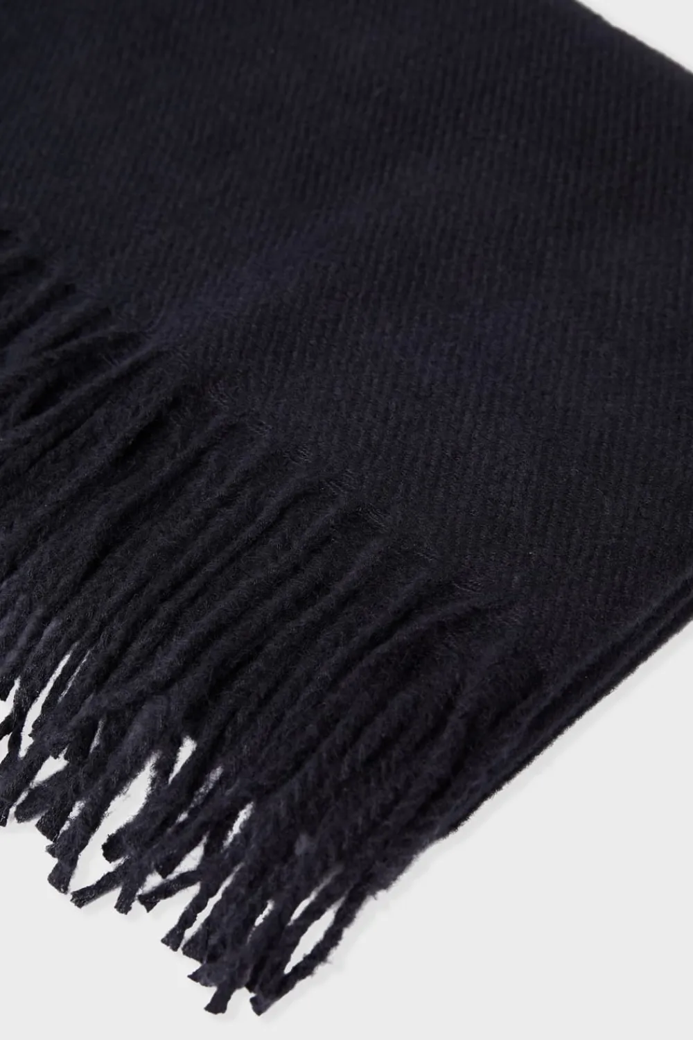 Clearance ETAM Bufanda con flecos NEGRO