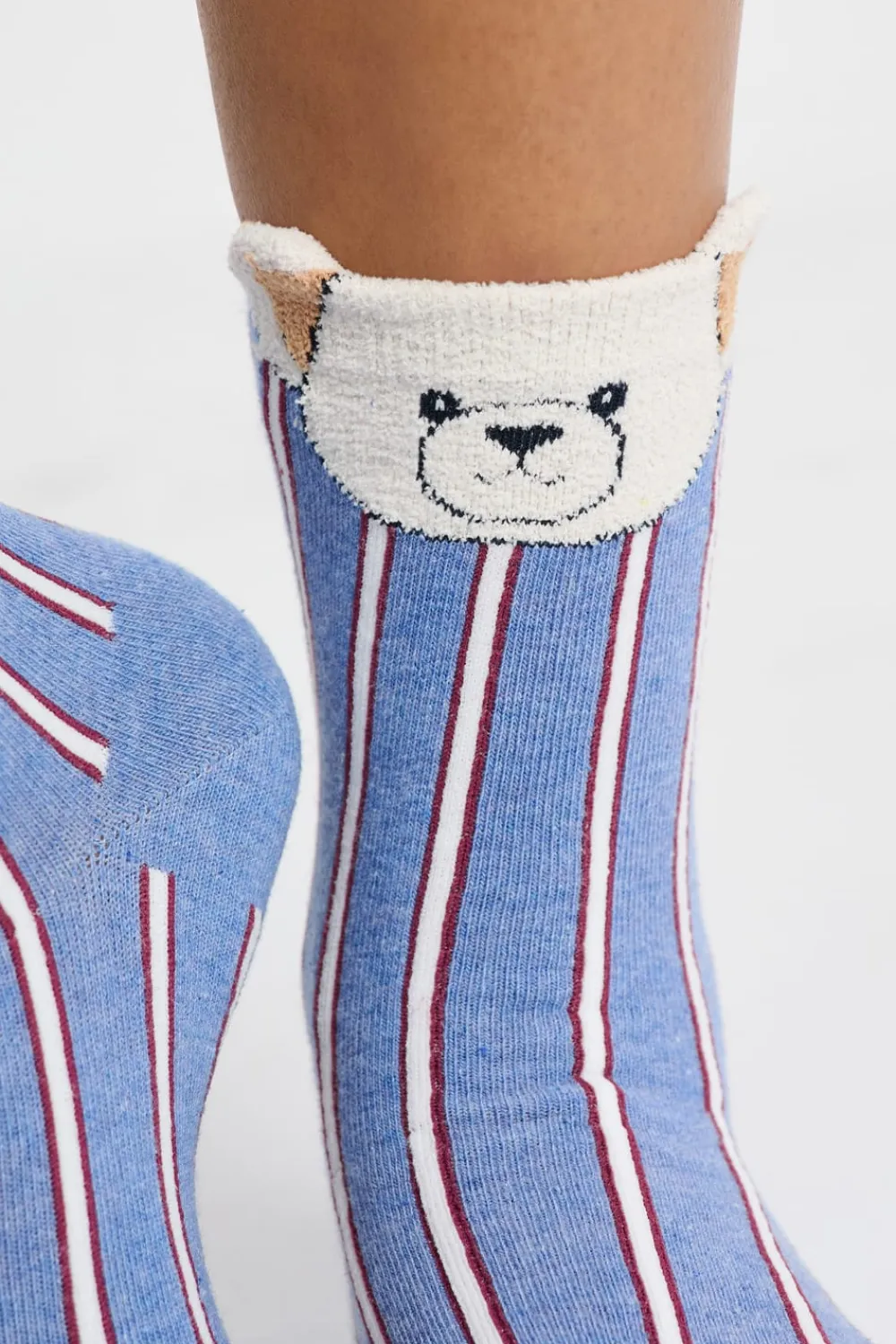 Hot ETAM Calcetines acanalados con motivos AZUL