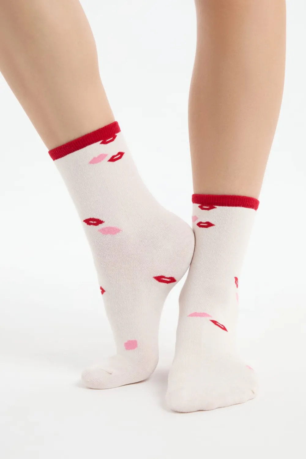 Discount ETAM Calcetines con algodón ROSA EMPOLVADO