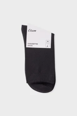 ETAM Calcetines con cashmere NEGRO