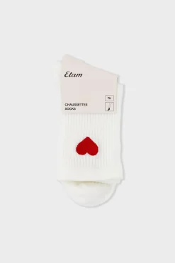 New ETAM Calcetines con efecto acanalado CRUDO