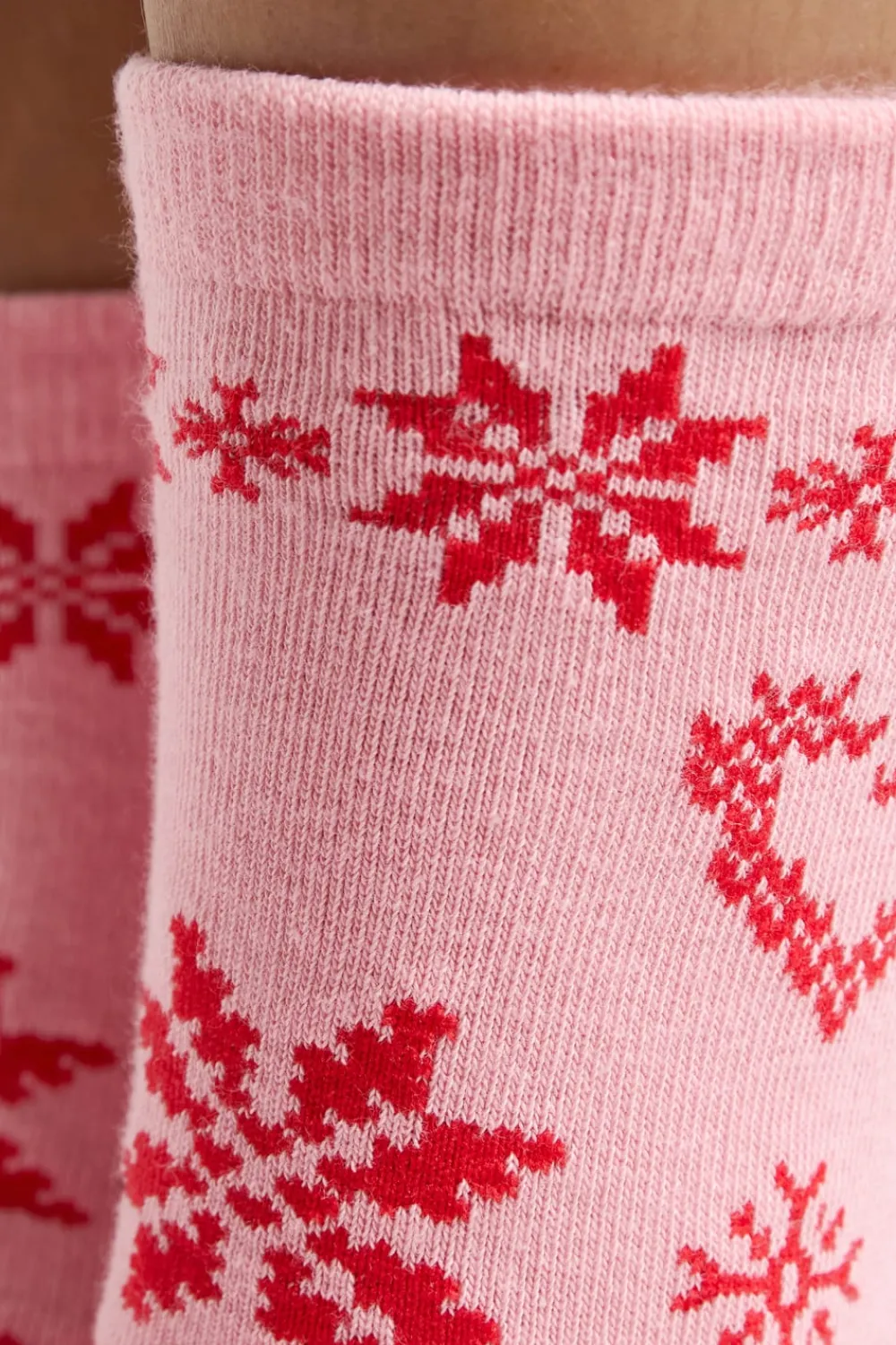 Sale ETAM Calcetines con motivos de punto fino ROSA EMPOLVADO