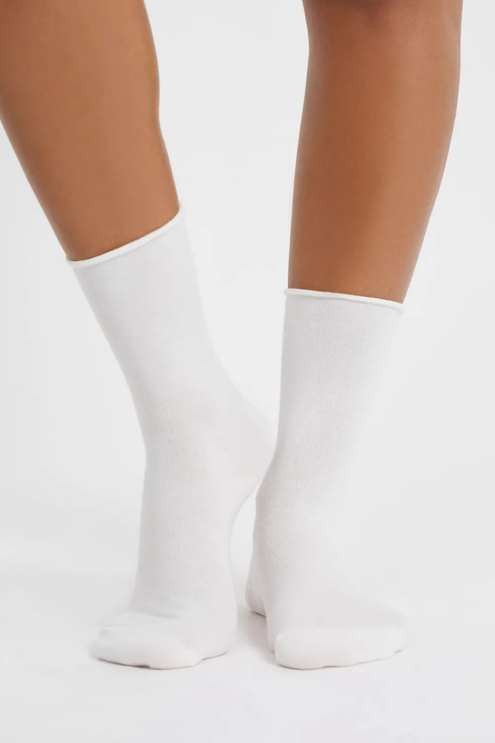 Clearance ETAM Calcetines de media caña BLANCO